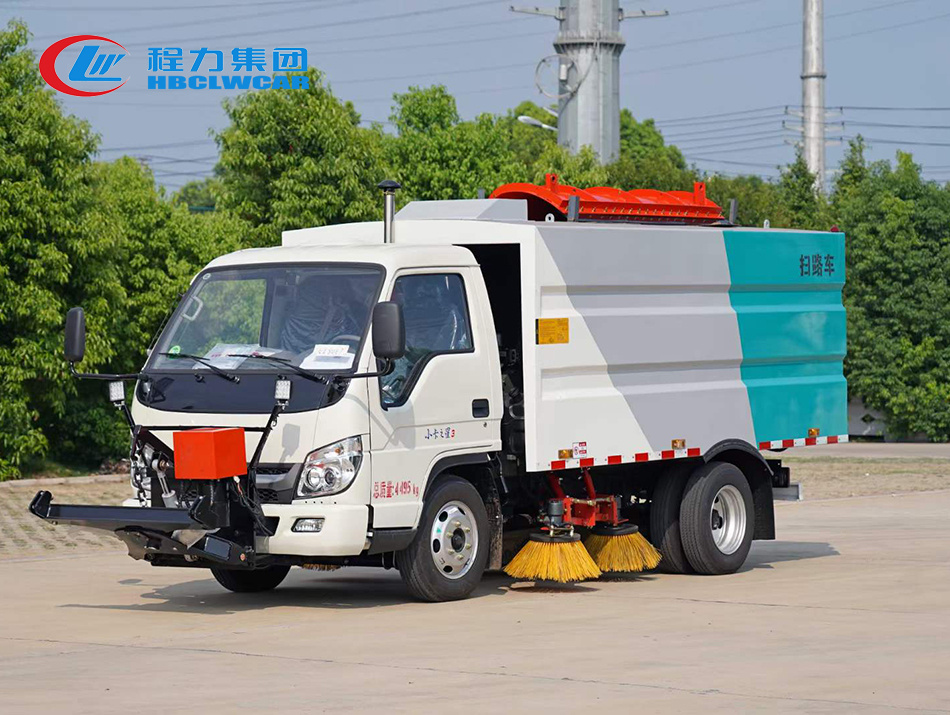 福田小卡藍牌掃路車